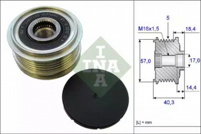 WILMINK GROUP wg1253759 -  Механизм свободного хода генератора